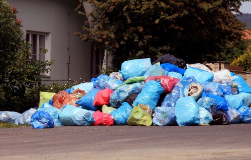 Commercial waste collection at a Dulwich business