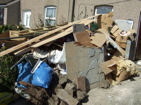 Satisfied homeowner after a successful loft clearance